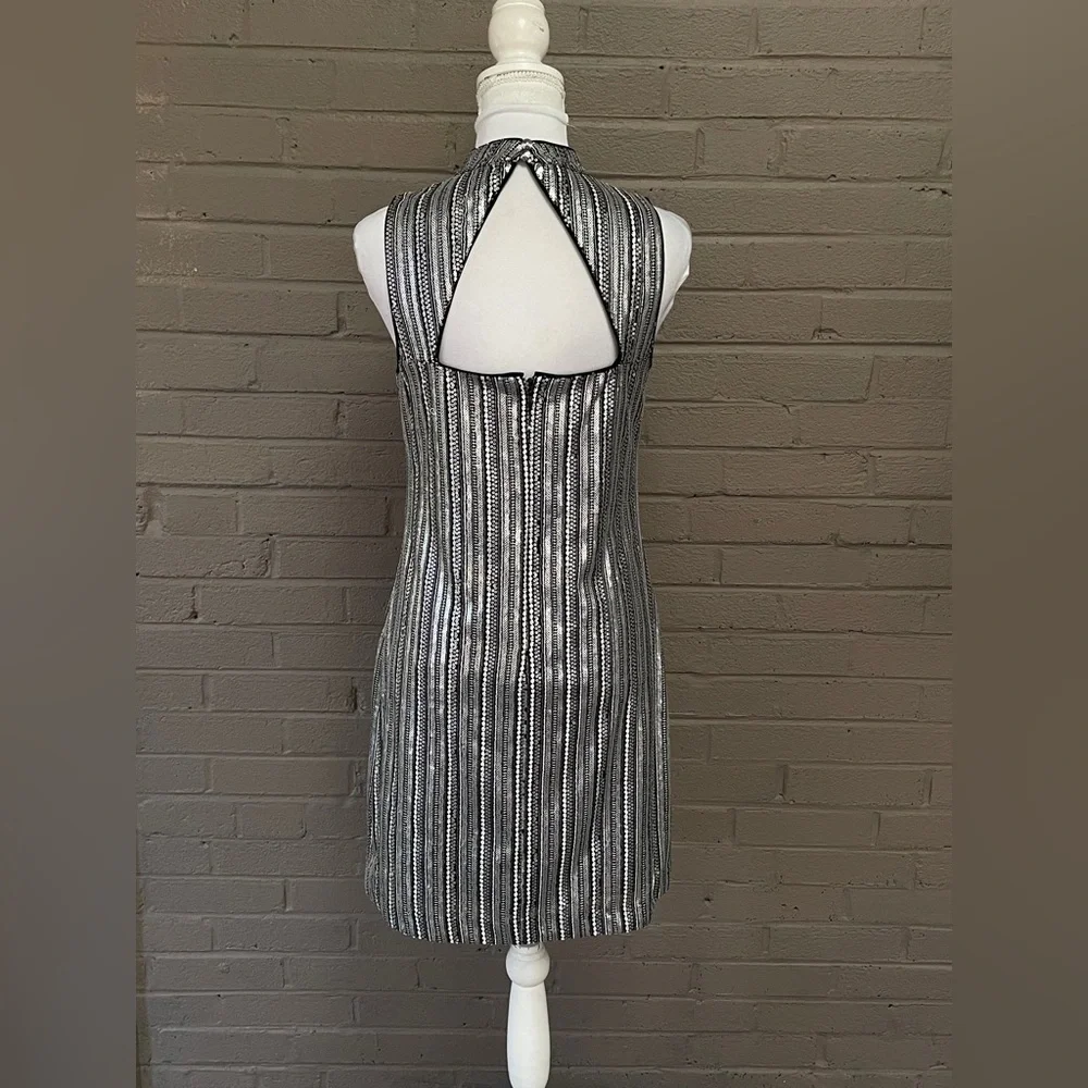 Guess silver sequin - cut out back dress 6 - Picture 5 of 16